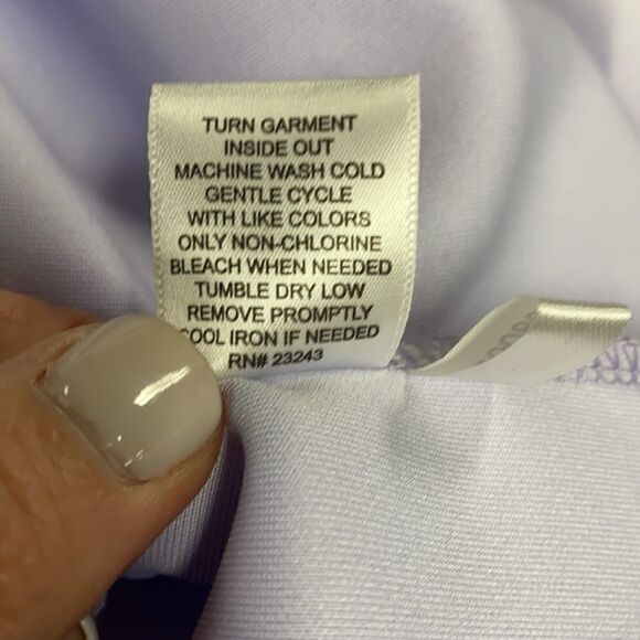 New York & Co Lavender Flutter Sleeve Sheath Dress - Picture 6 of 7